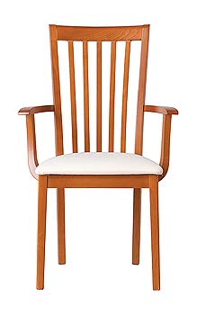 Furniture123 Clarence 5 Slat Back Carver Chair