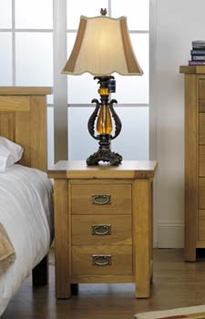 Clarimonde 3 Drawer Bedside Chest