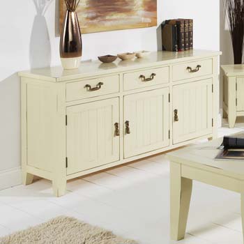 Claudia Cream 3 Door Sideboard