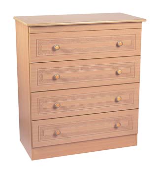 Furniture123 Corrib Beech 4 Drawer Chest