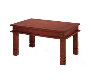 Delhi Indian Smooth Top Rectangular Coffee Table