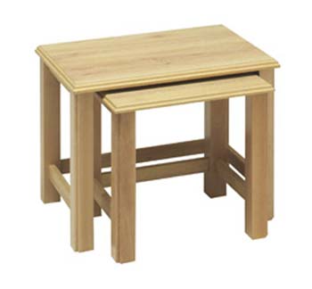 Furniture123 Dryden Nest Of Tables in Oak