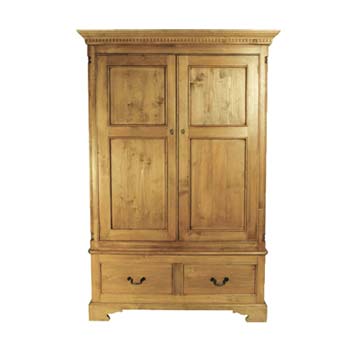 Elder Pine Double Wardrobe