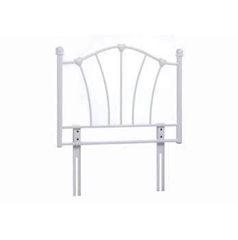 Eleanor Cream Single Metal Headboard