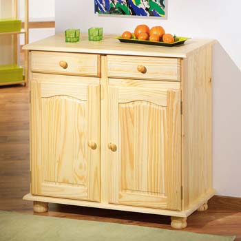 Furniture123 Fawn Solid Pine 2 Door Sideboard