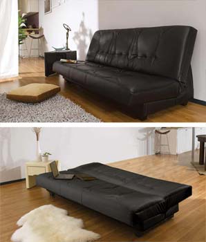 Furniture123 Felicity Futon in Black