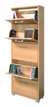 Furniture123 Flair CD/DVD Stand 050