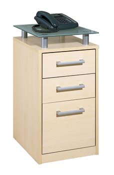 Furniture123 Fluent 3 Drawer File - 11141