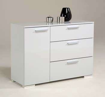 Focus You 3 Drawer 1 Door Sideboard in Grey