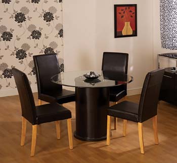 Furniture123 Galaxy Round Dining Set