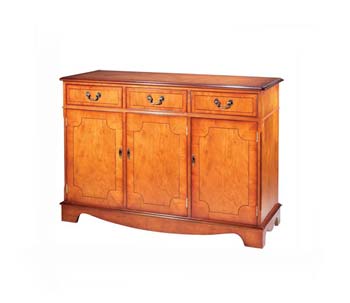 Georgian Reproduction Apron 3 Door Sideboard