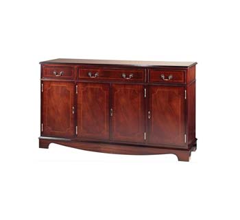 Furniture123 Georgian Reproduction Apron 4 Door Sideboard