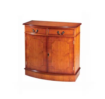 Georgian Reproduction Bow 2 Door Sideboard