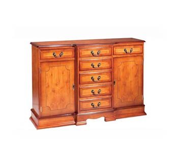 Georgian Reproduction Breakfront 3 Door Sideboard