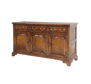 Furniture123 Gloucester Oak 3 Door Sideboard