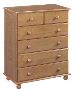 Hamilton Pine 4+2 Drawer Chest