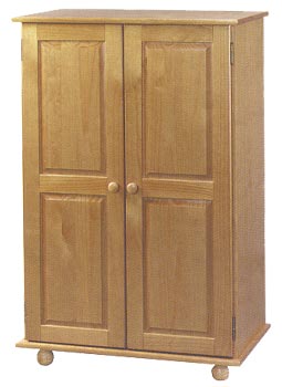 Furniture123 Hamilton Pine Short Wardrobe