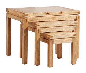 Furniture123 Hazen Ash Nest Of Tables