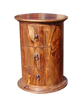 Furniture123 Indian Princess 3 Drawer Drum IP013