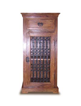 Furniture123 Indian Princess Tall Hi Fi Unit IP018