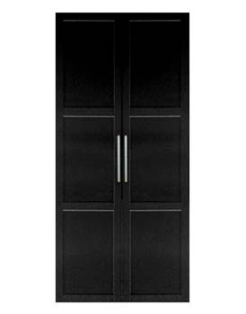 Furniture123 Jade 2 Door Panelled Wardrobe in Wenge