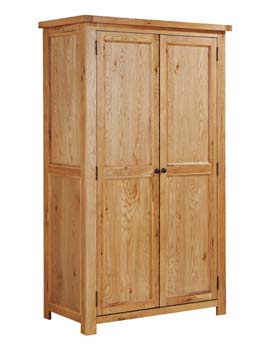 Jakarta Oak 2 Door Wardrobe