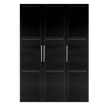 Jay 3 Door Panelled Wardrobe in Wenge