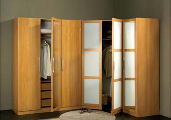 Furniture123 Jay 6 Door Wardrobe in Amarena Cherry Tree