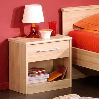 Kat Teens 1 Drawer Bedside Table