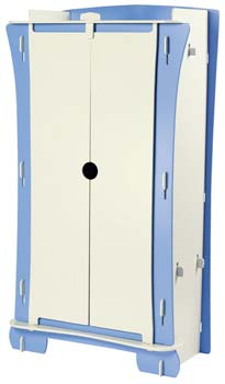 Furniture123 Kids Klub Blue Wardrobe