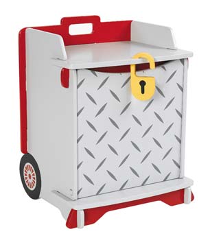 Furniture123 Kids Klub Racer Toolbox Bedside Cabinet - FREE