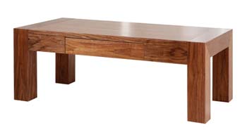 Furniture123 La Habana Walnut 1 Drawer Coffee Table - FREE