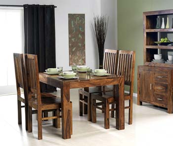 Laguna Sheesham 4 Seater Dining Set