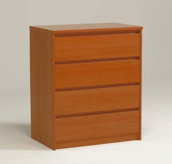 Furniture123 Lift 4 Drawer Chest in Amarena Cherry Tree