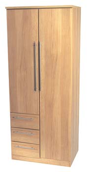 Furniture123 Loxley 2 Door Combi Wardrobe