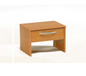 Furniture123 Lucas Teens 1 Drawer Bedside Table