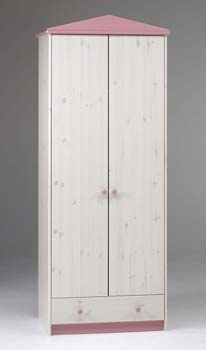 Lucy 2 Door 1 Drawer Wardrobe