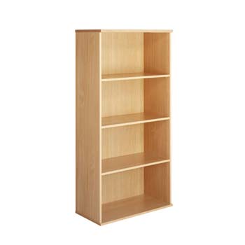 Lukas 4 Shelf Bookcase in Beech