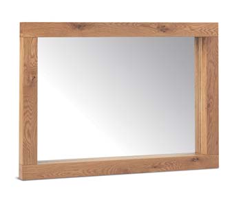 Lyon Oak Large Landscape Mirror
