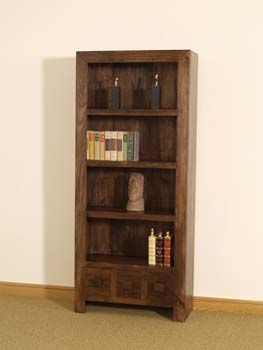 Furniture123 Malaya Mango Bookcase - FREE NEXT DAY DELIVERY