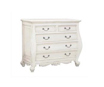 Manoir White 3+2 Drawer Chest