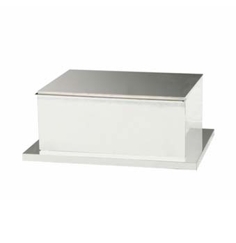 Marina High Gloss White Bedside Table