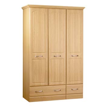 Maybn 3 Door 2 Drawer Wardrobe