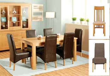 Furniture123 Midas Rectangular Dining Set