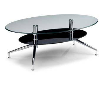 Furniture123 Nagoya Glass Coffee Table