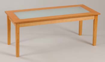 Furniture123 Newark Coffee Table in Maple