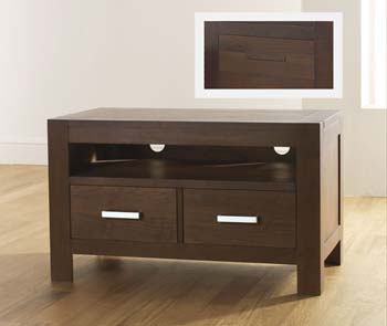 Nyon Walnut Entertainment Unit - FREE NEXT DAY