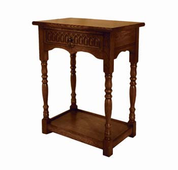 Olde Regal Oak Flower Table - FREE NEXT DAY