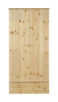 Oona Pine 2 Door Wardrobe - WHILE STOCKS LAST!