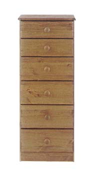 Oona Pine 6 Drawer Chest